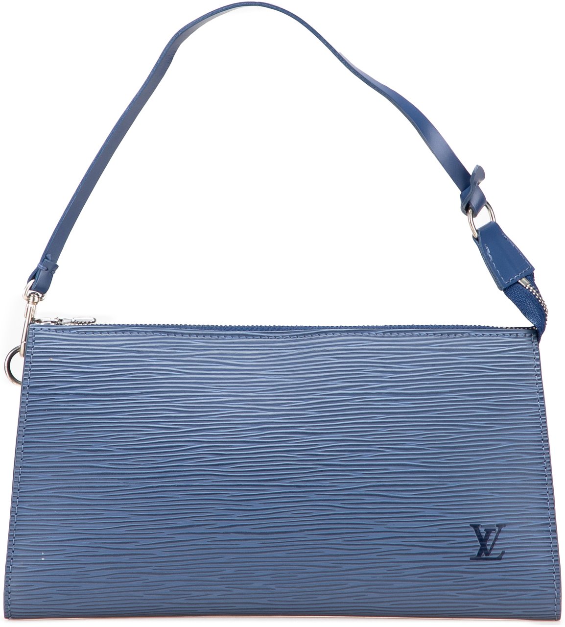 Louis Vuitton Epi Pochette Accessoires Blauw