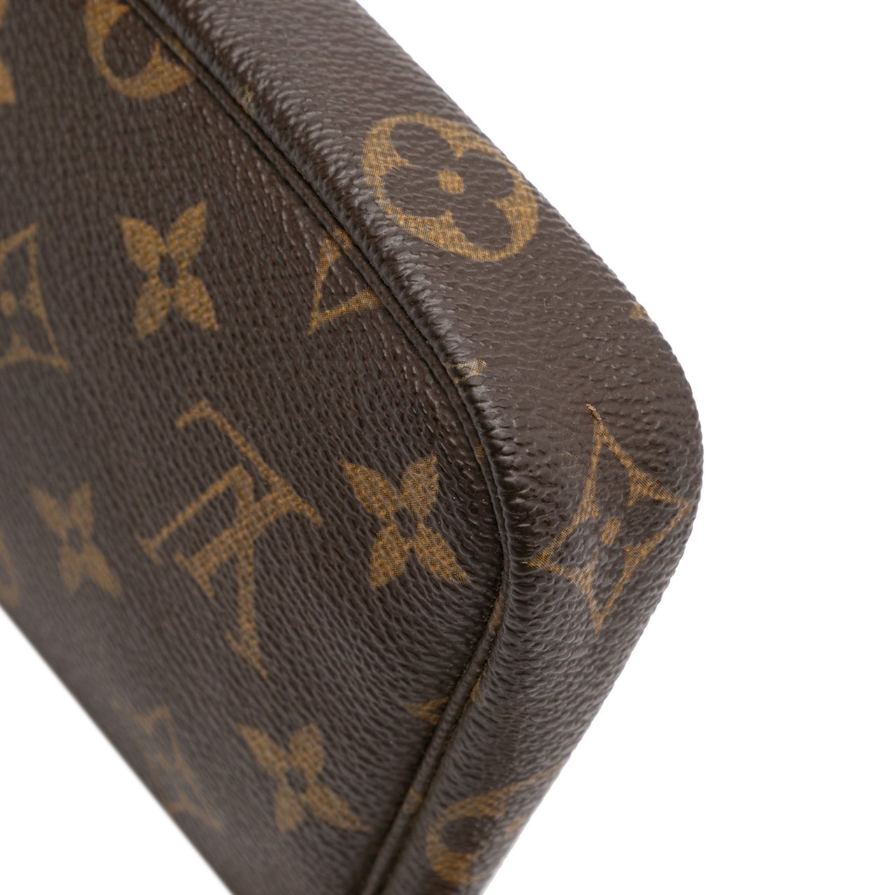 Louis Vuitton Monogram Mini Pochette Accessoires Bruin