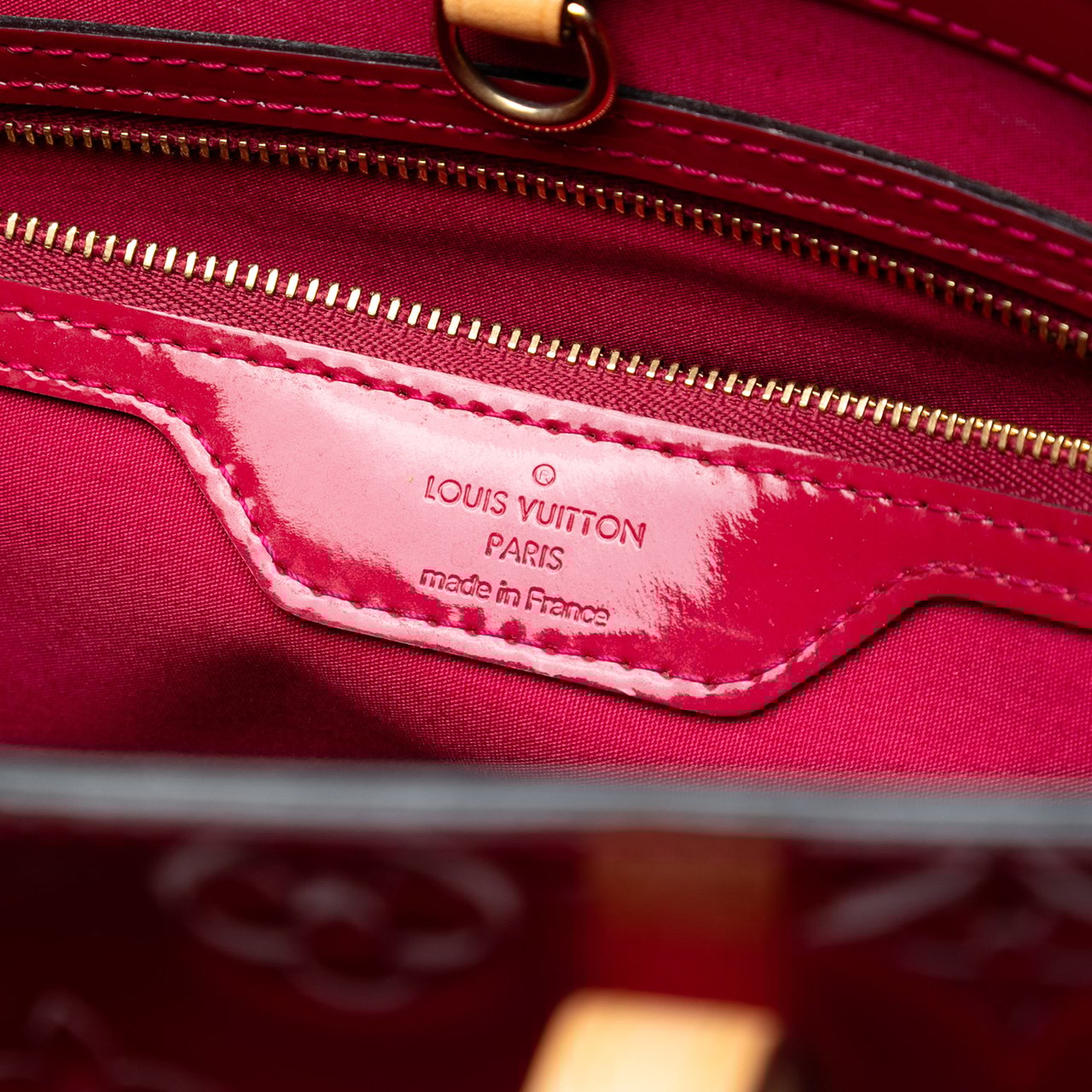 Louis Vuitton Monogram Vernis Catalina NS Rood