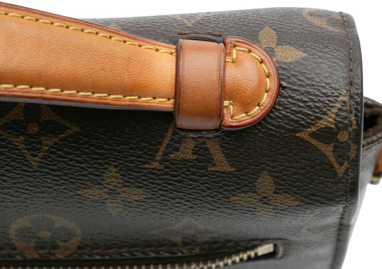 Louis Vuitton Monogram Pochette Metis Bruin