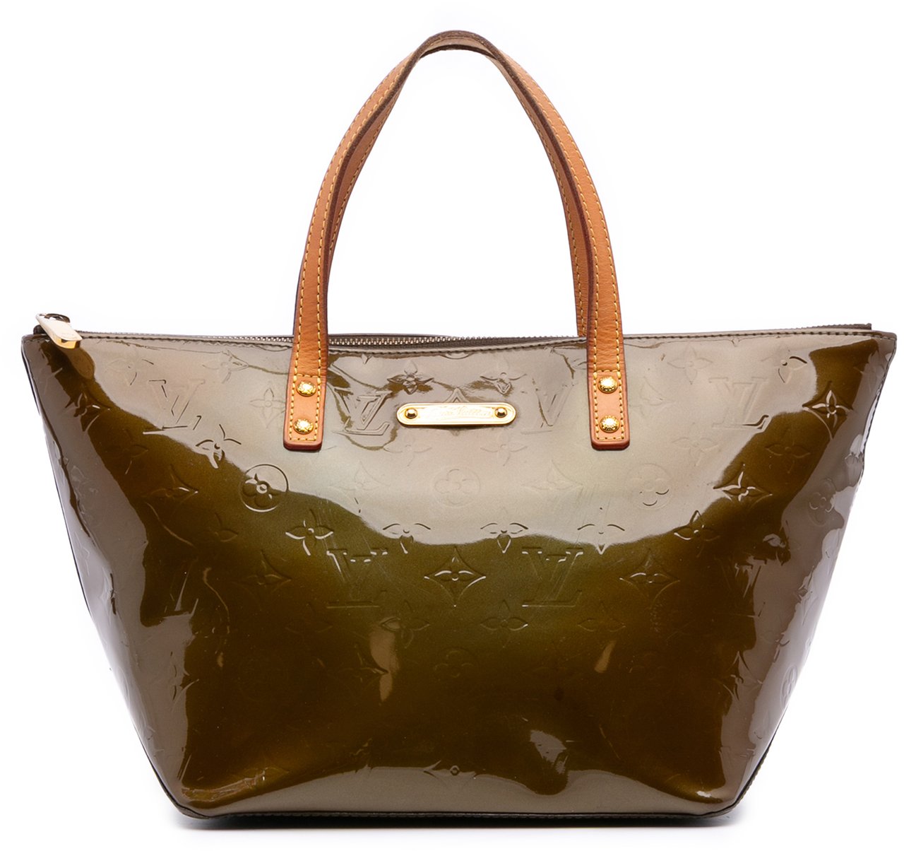 Louis Vuitton Monogram Vernis Bellevue PM Groen
