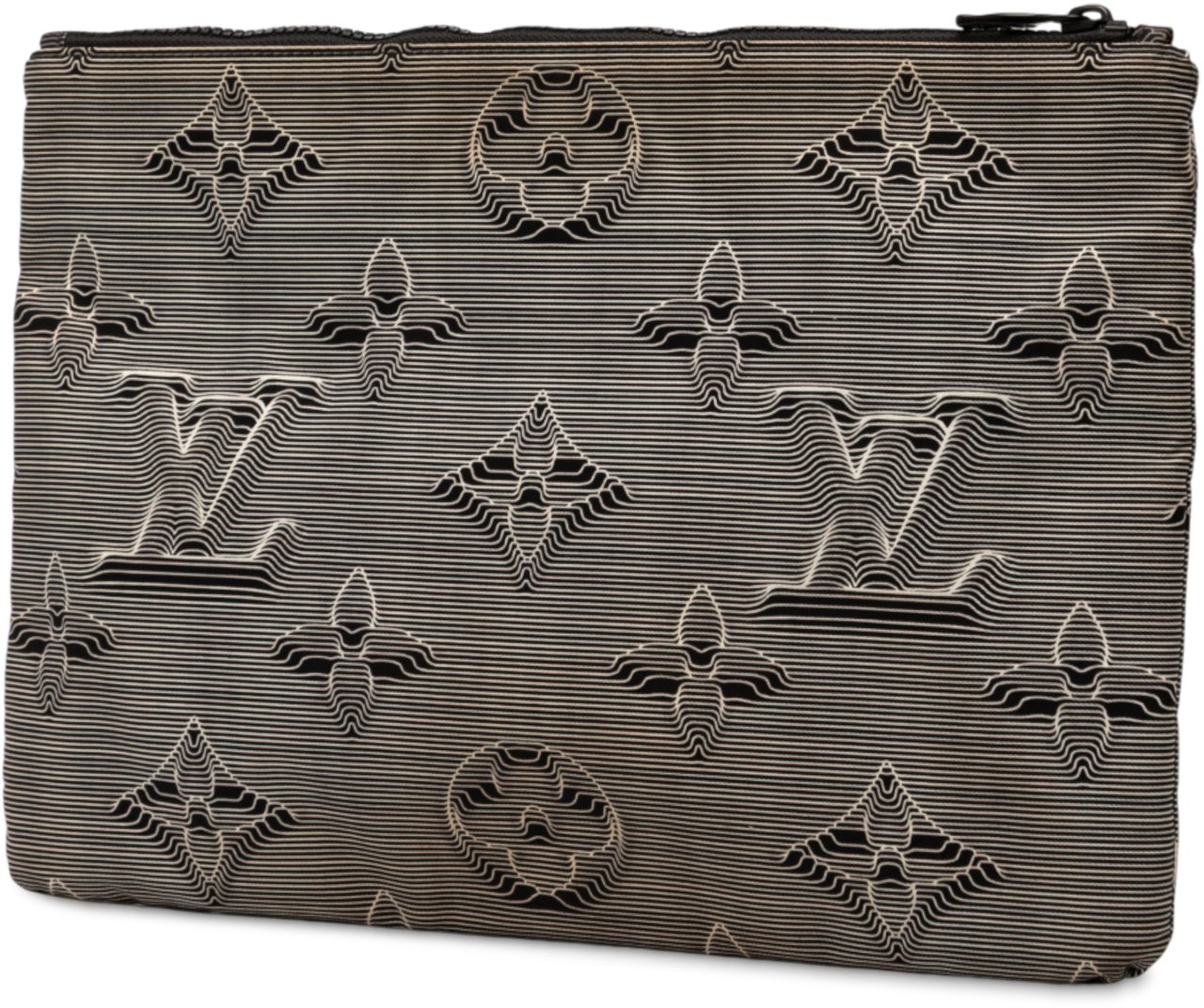 Louis Vuitton Monogram 3D 2054 Reversible Pouch Grijs