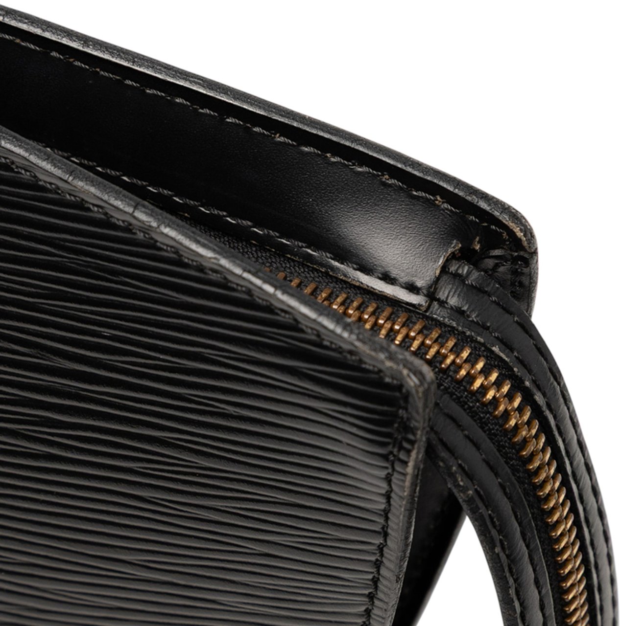 Louis Vuitton Epi Saint Jacques PM Short Strap Zwart