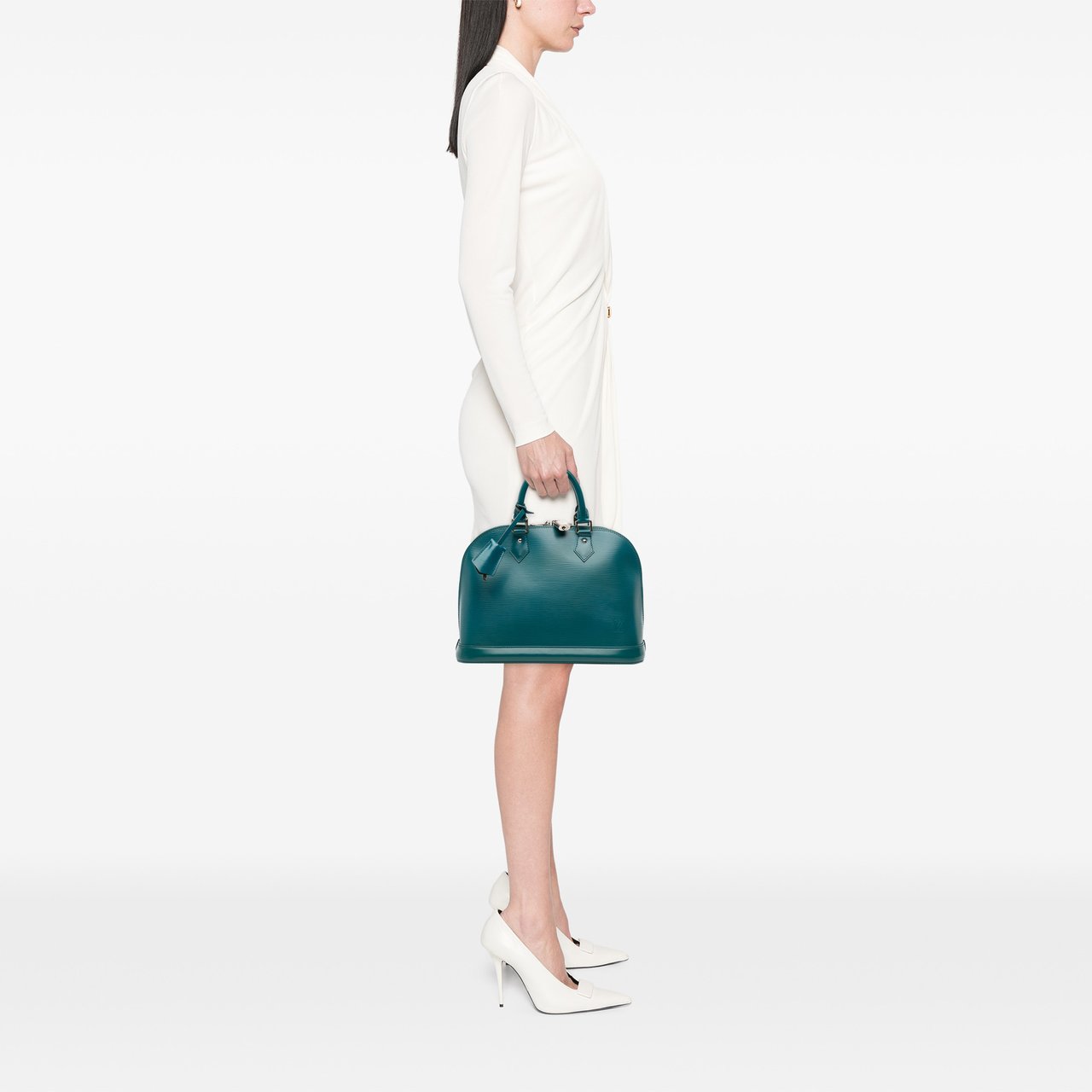Louis Vuitton Epi Alma PM Blauw