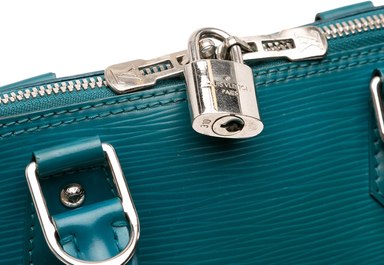 Louis Vuitton Epi Alma PM Blauw