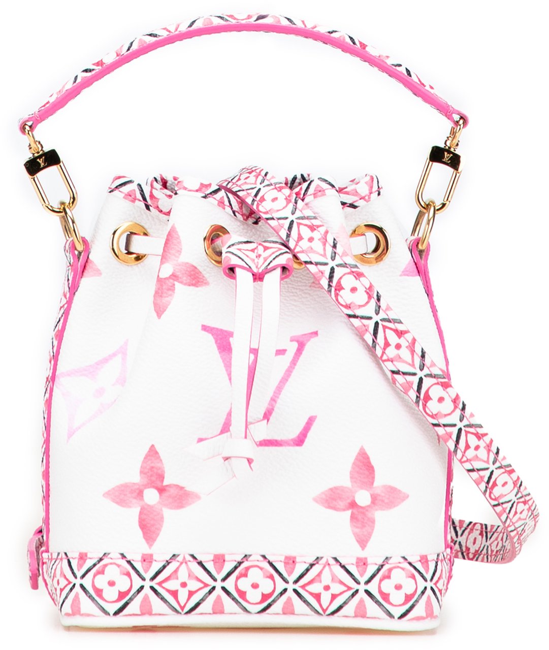 Louis Vuitton Monogram Watercolor Giant By the Pool Nano Noe Wit