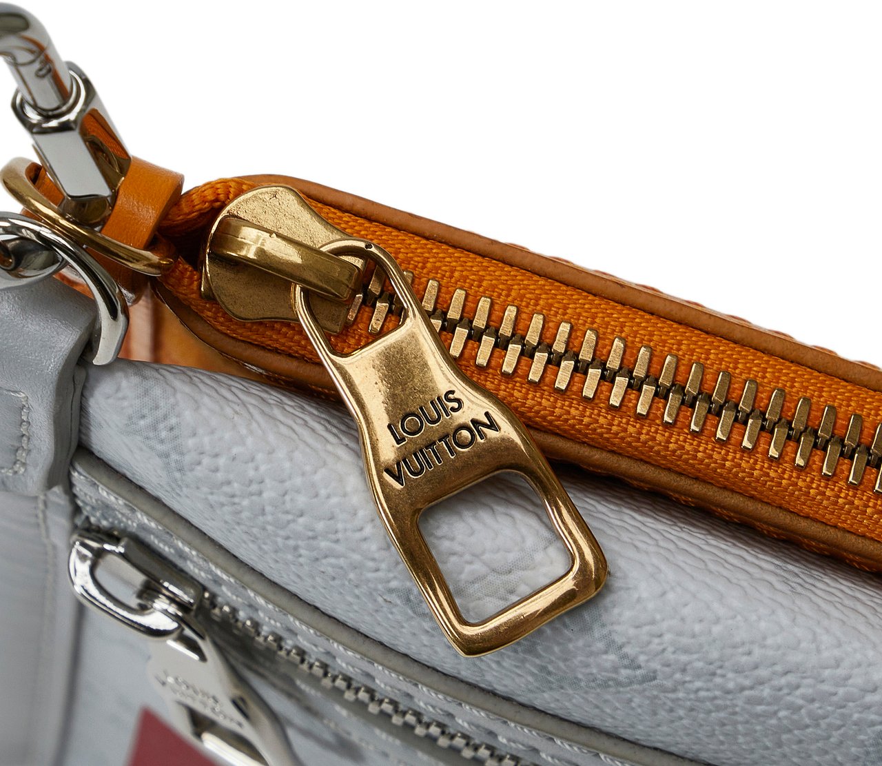 Louis Vuitton Monogram Antartica Double Flat Messenger Grijs