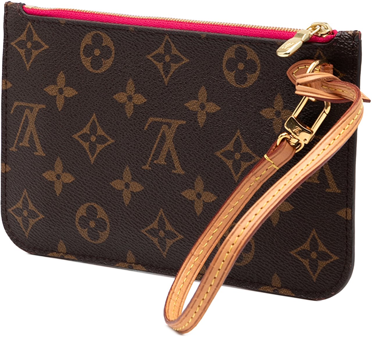Louis Vuitton Monogram Neverfull Pochette PM Bruin