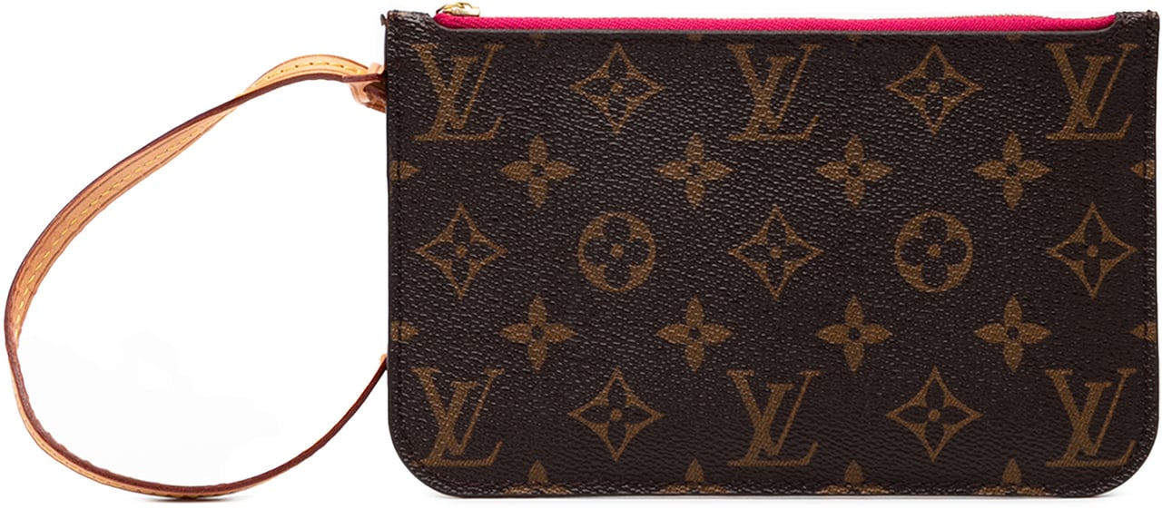 Louis Vuitton Monogram Neverfull Pochette PM Bruin