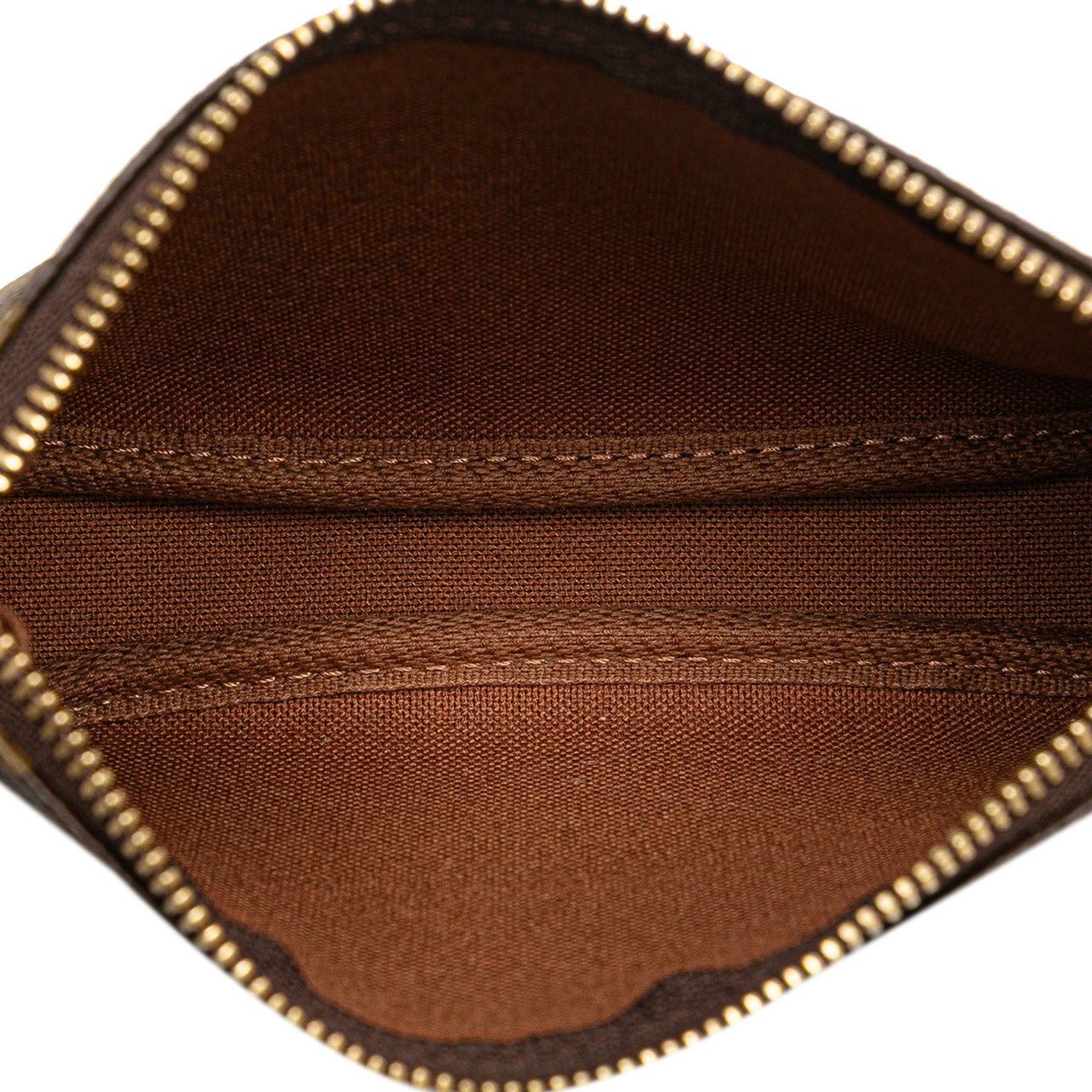 Louis Vuitton Monogram Mini Pochette Accessoires Bruin
