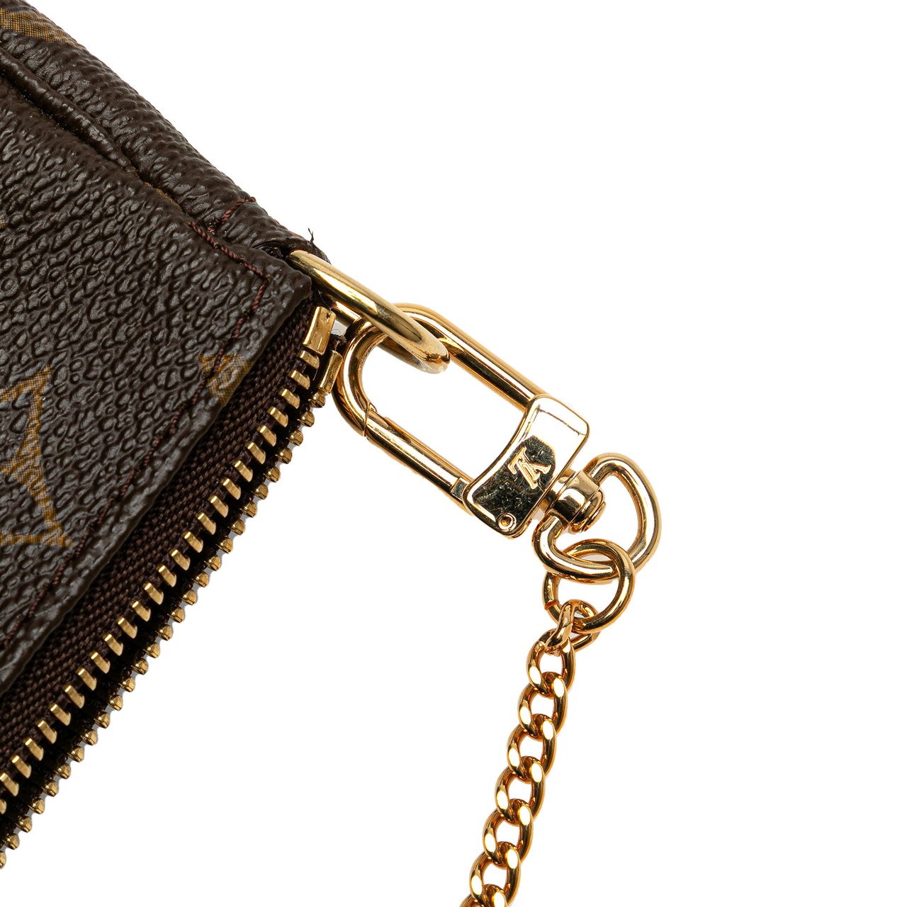 Louis Vuitton Monogram Mini Pochette Accessoires Bruin