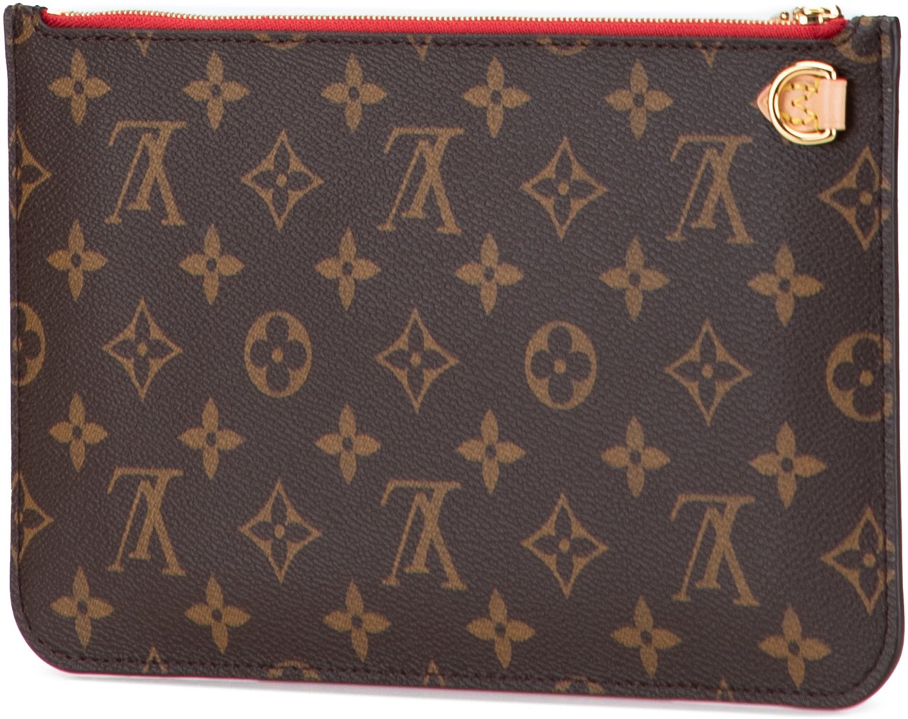 Louis Vuitton Monogram Neverfull Pouch Bruin