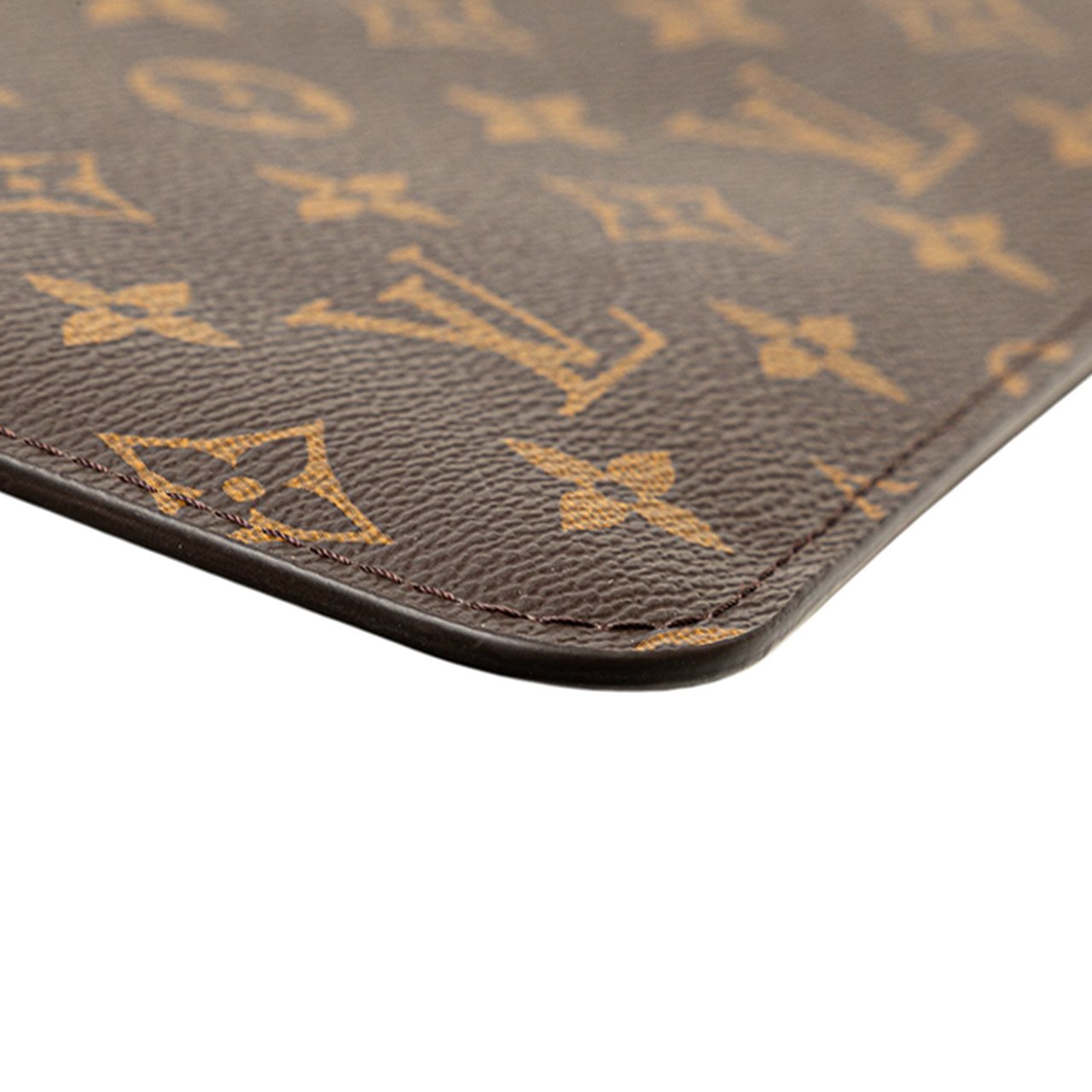 Louis Vuitton Monogram Neverfull Pouch Bruin
