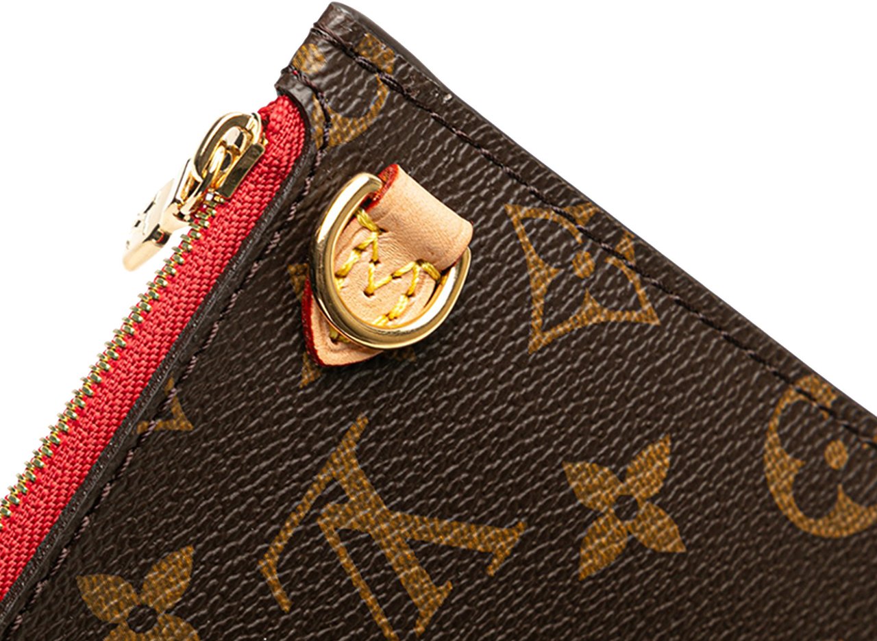 Louis Vuitton Monogram Neverfull Pouch Bruin