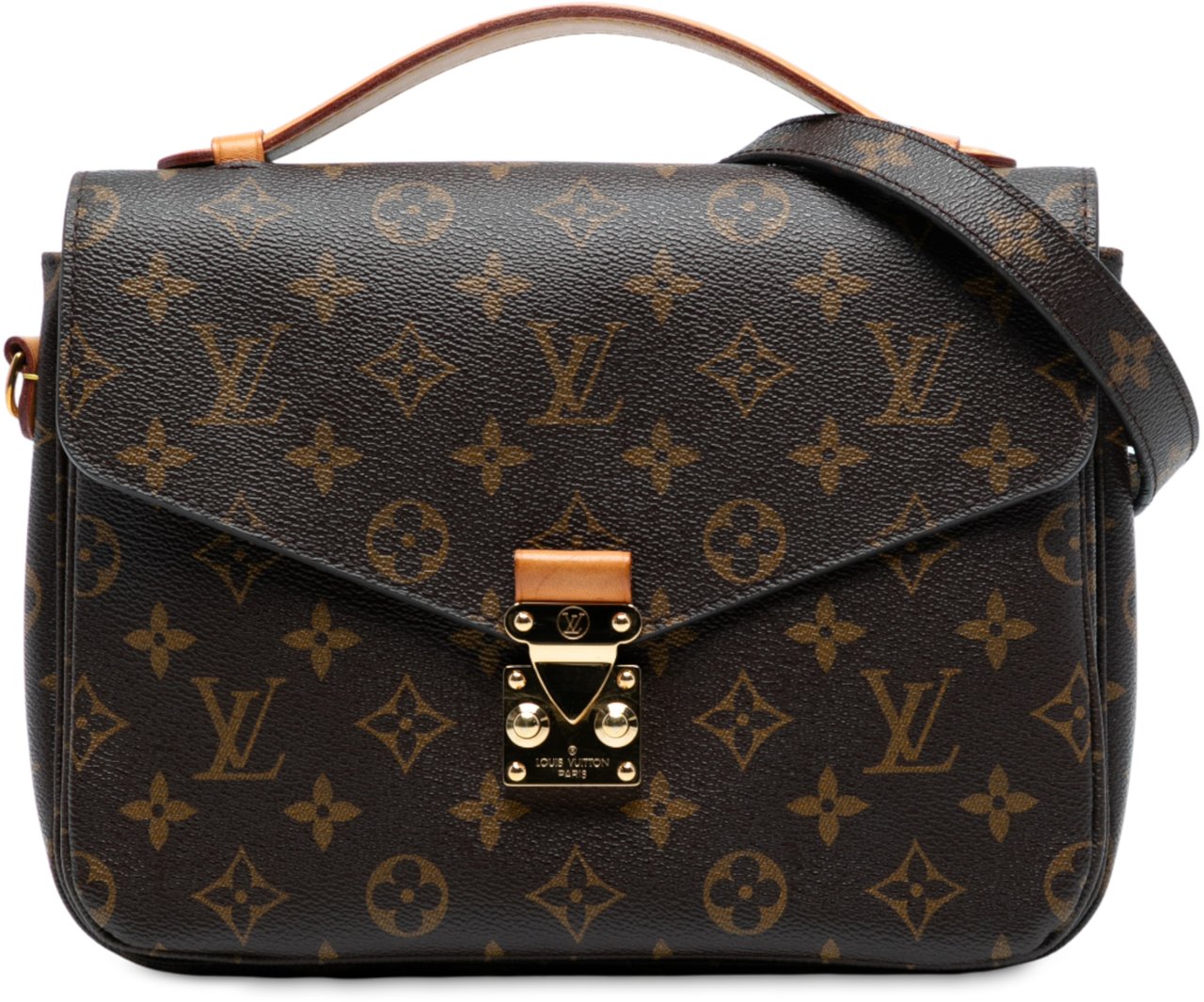 Louis Vuitton Monogram Pochette Metis Bruin