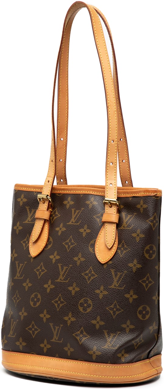 Louis Vuitton Monogram Petit Bucket Bruin