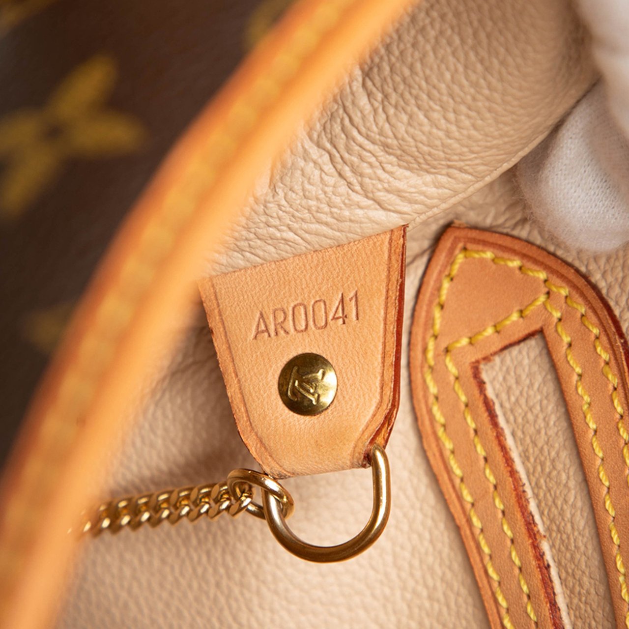Louis Vuitton Monogram Petit Bucket Bruin