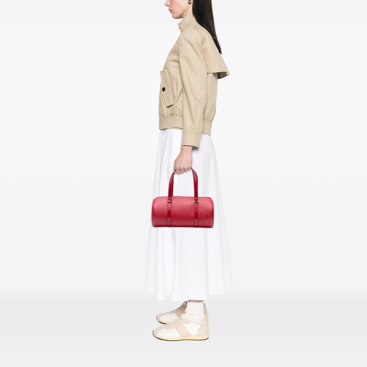 Louis Vuitton Epi Soufflot Rood