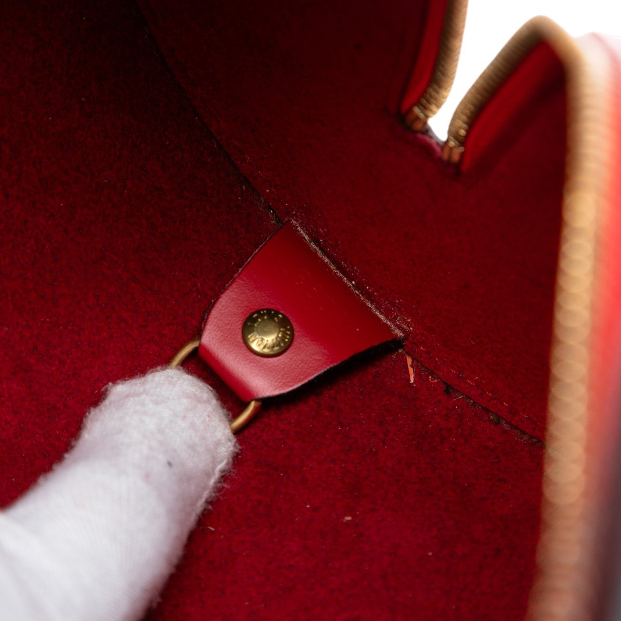 Louis Vuitton Epi Soufflot Rood
