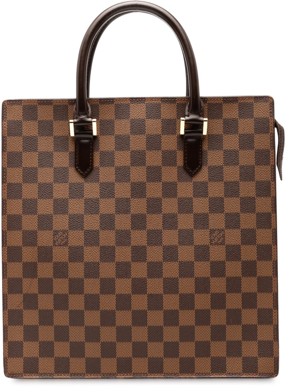 Louis Vuitton Damier Ebene Venice Sac Plat Bruin