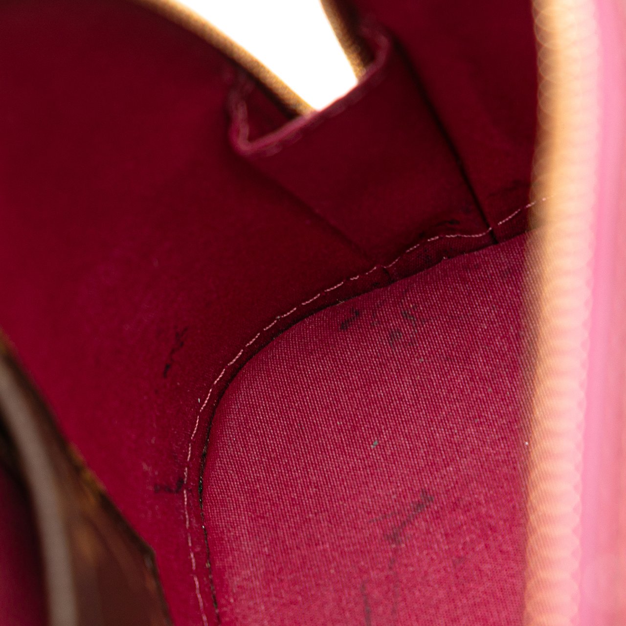 Louis Vuitton Vernis Miroir Alma BB Paars