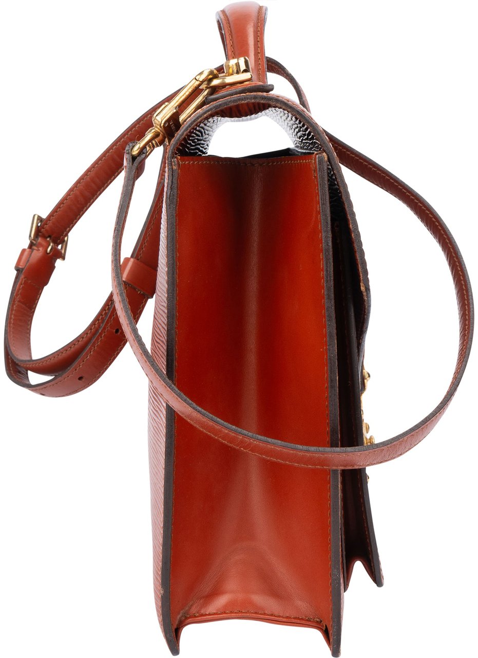 Louis Vuitton Louis Vuitton Cognac Epi Leather Monceau Handbag Divers