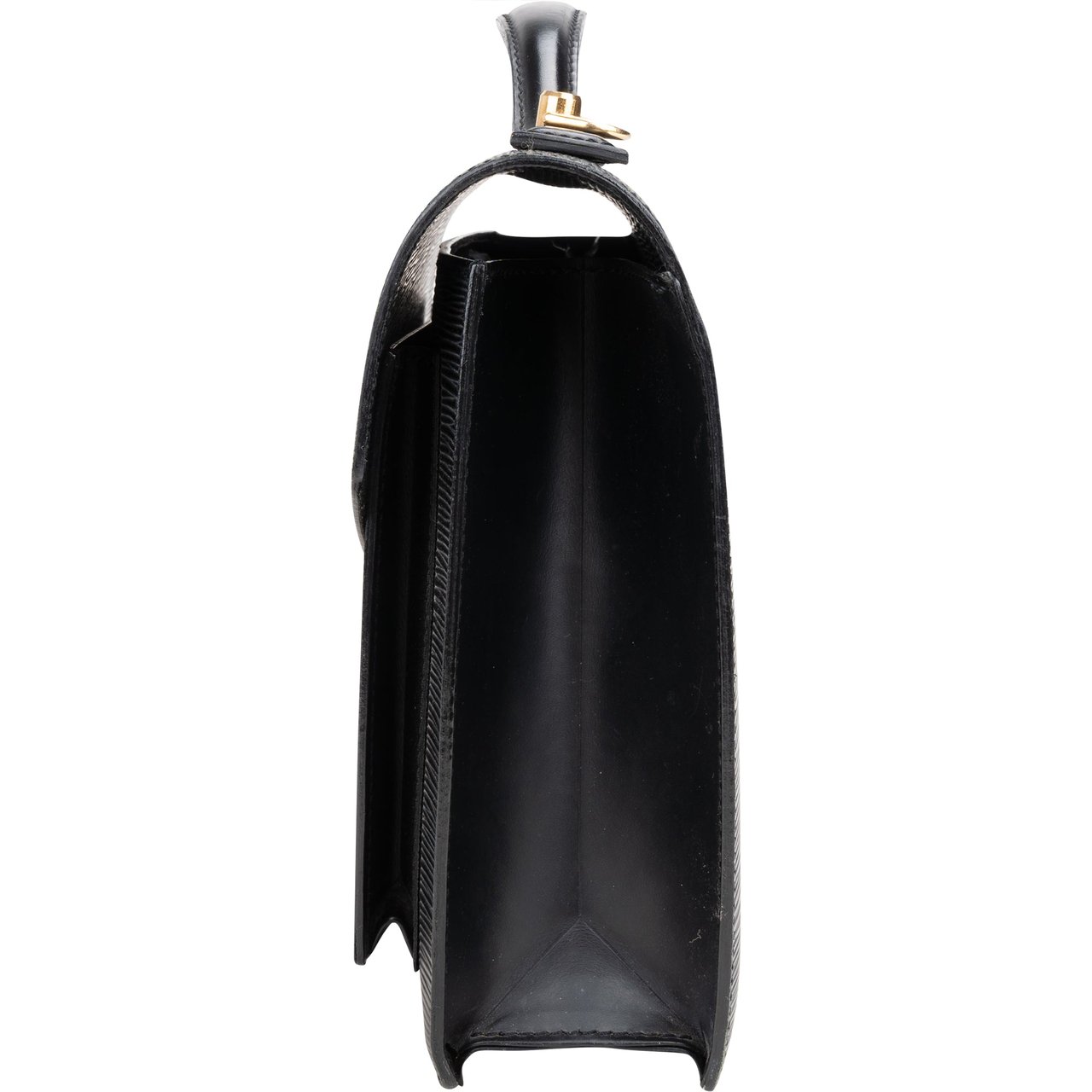 Louis Vuitton Louis Vuitton Noir Epi Leather Monceau Handbag Divers