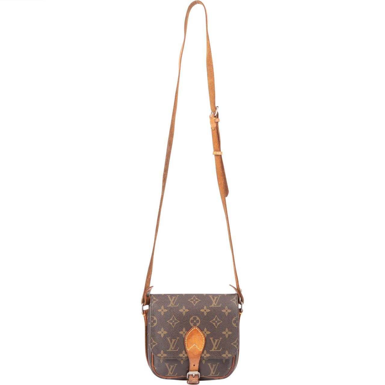 Louis Vuitton Louis Vuitton Canvas Monogram Cartouchiere PM Crossbody Bag Divers