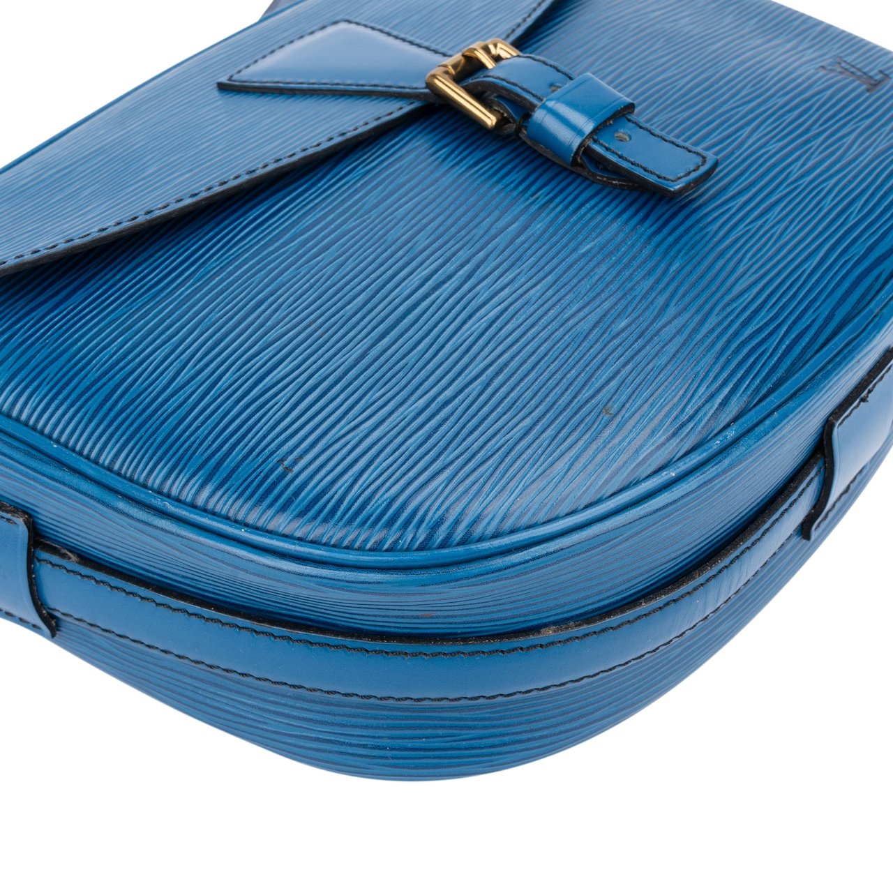 Louis Vuitton Louis Vuitton Bleu Epi Leather Jeune Fille MM Crossbody Bag Divers