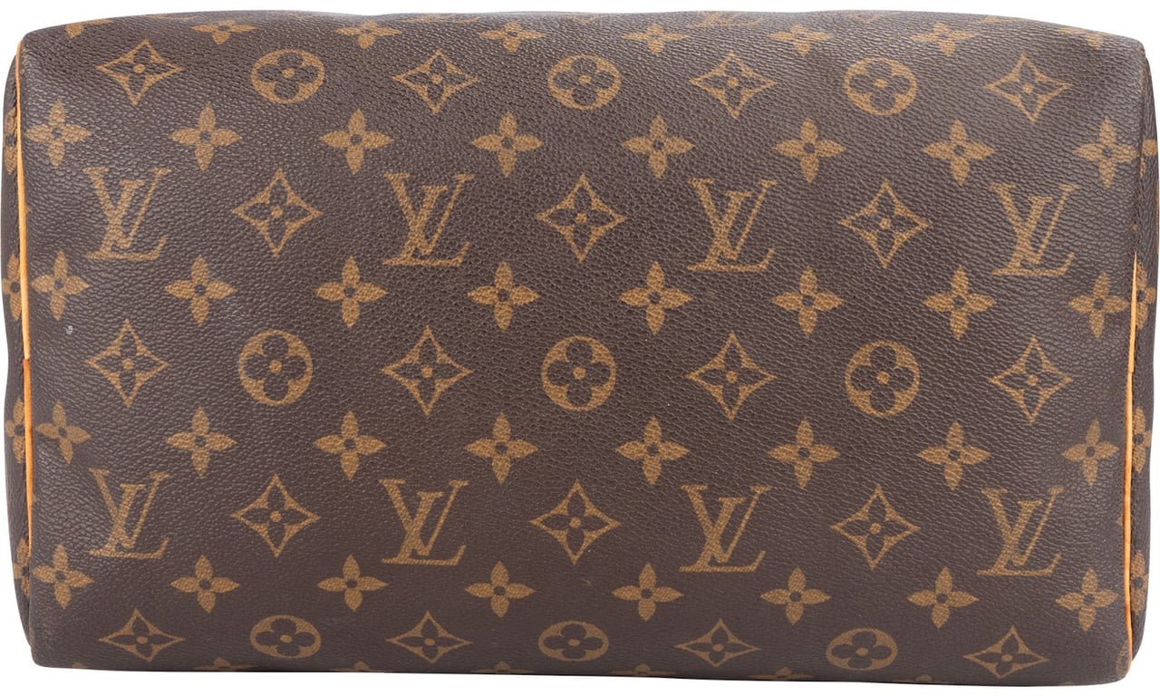 Louis Vuitton Louis Vuitton Monogram Canvas Speedy 30 Handbag Bruin
