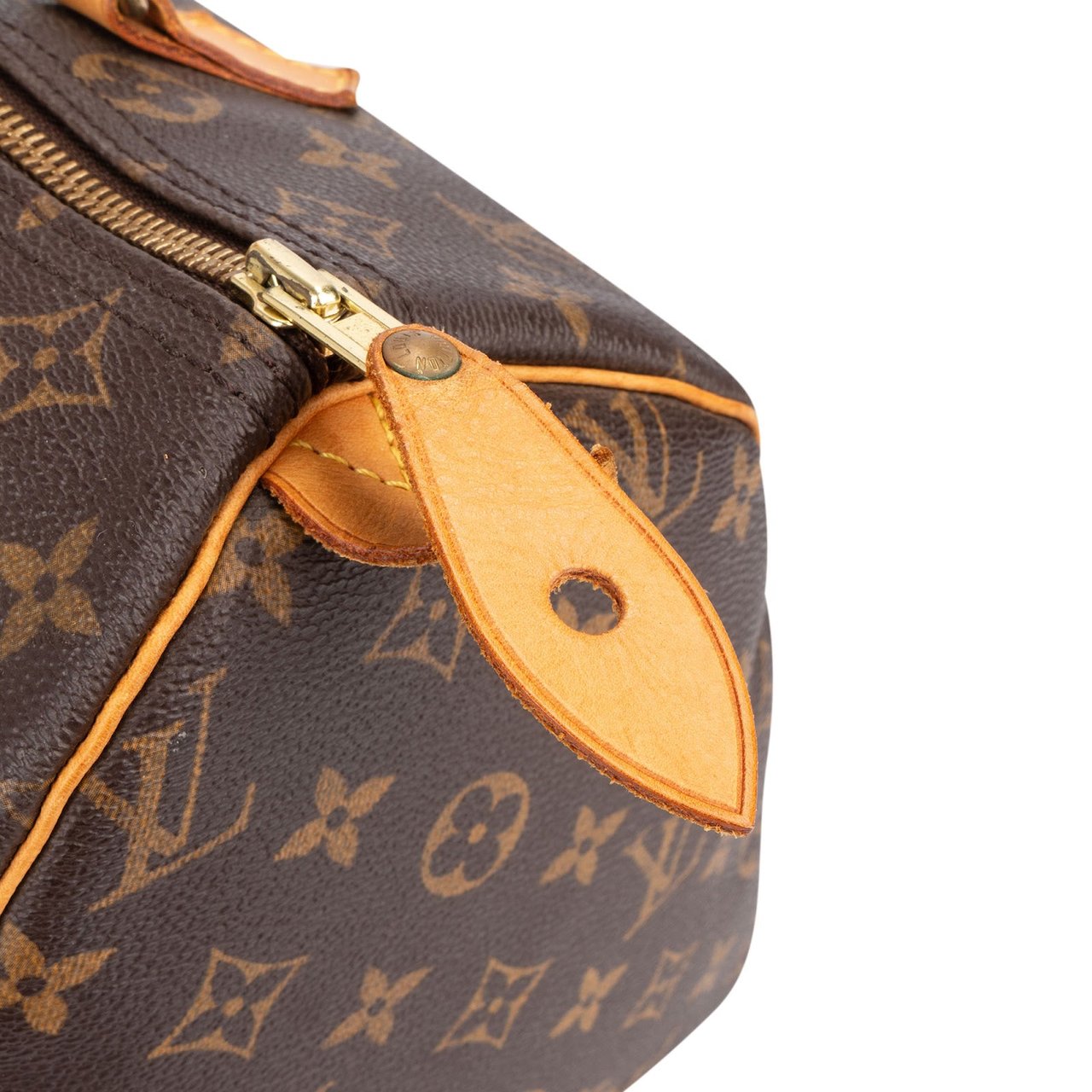Louis Vuitton Louis Vuitton Monogram Canvas Speedy 30 Handbag Bruin