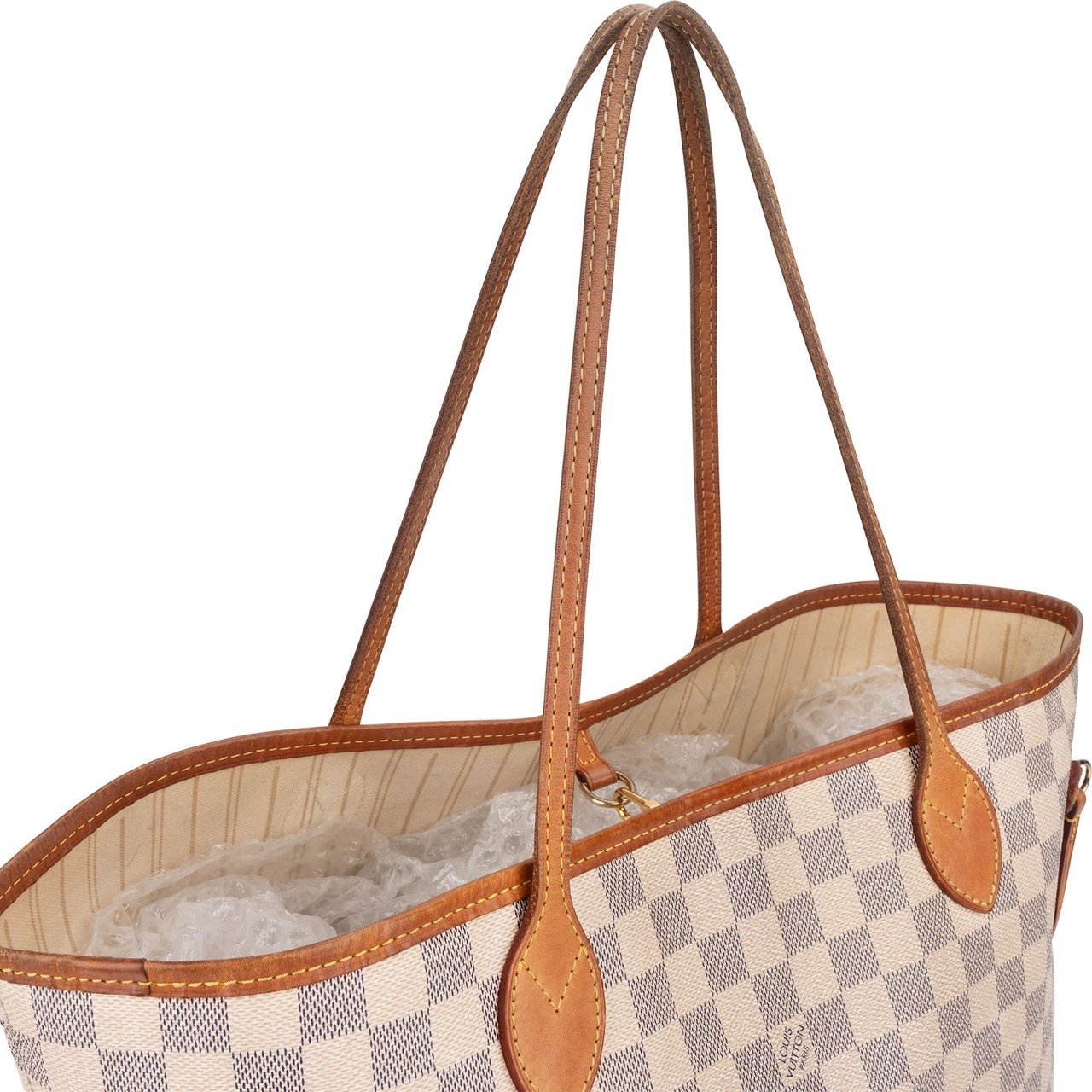 Louis Vuitton Louis Vuitton Monogram Damier Azur Neverfull MM Shoulder Bag Divers