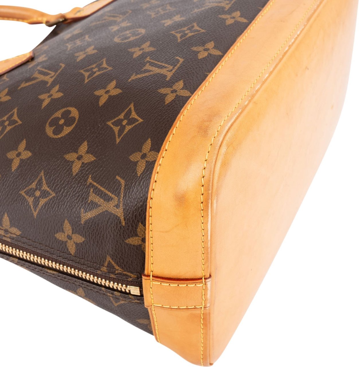 Louis Vuitton Louis Vuitton Monogram Canvas Alma PM Handbag Bruin