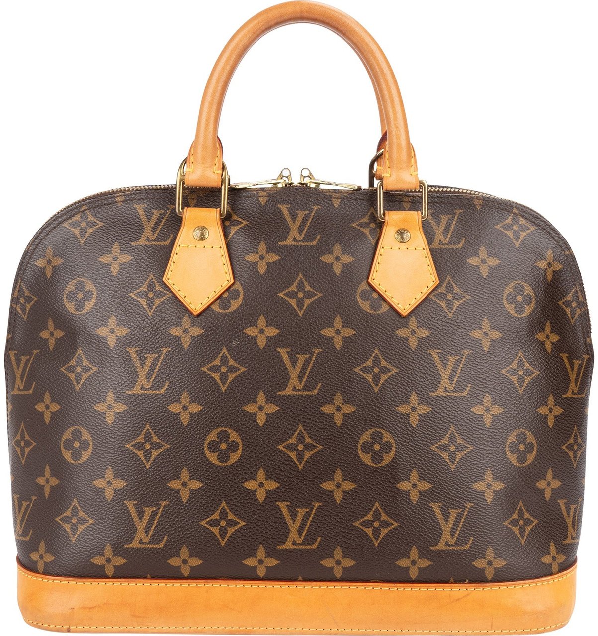 Louis Vuitton Louis Vuitton Monogram Canvas Alma PM Handbag Bruin