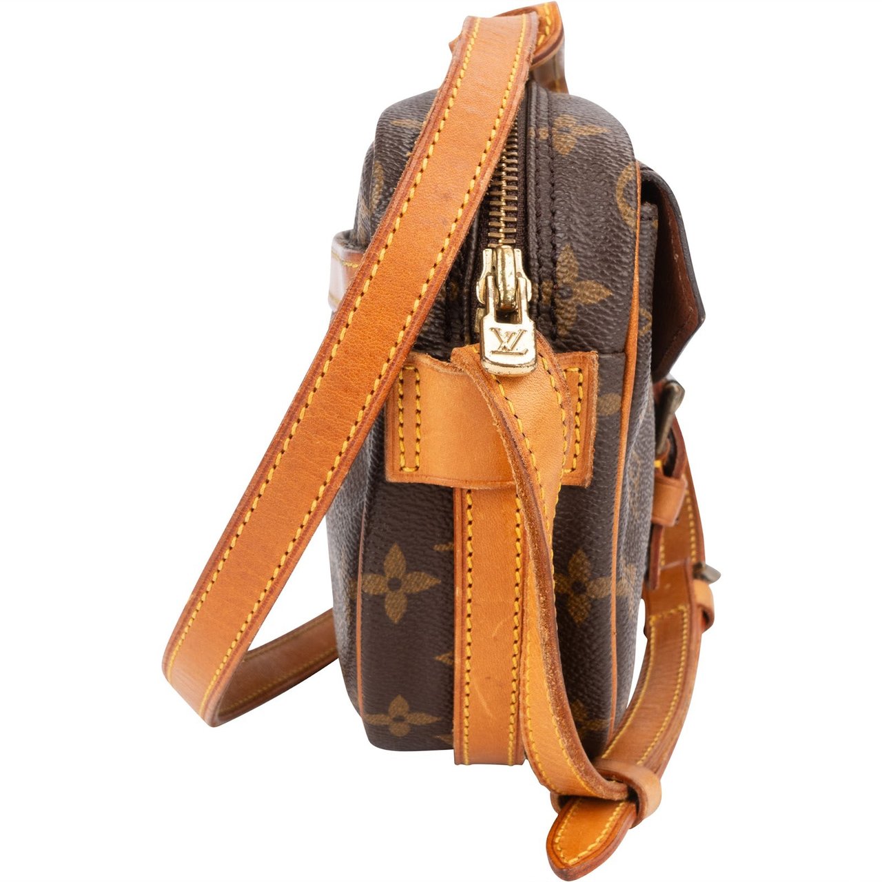 Louis Vuitton Louis Vuitton Monogram Canvas Jeune Fille PM Crossbody Bag Bruin