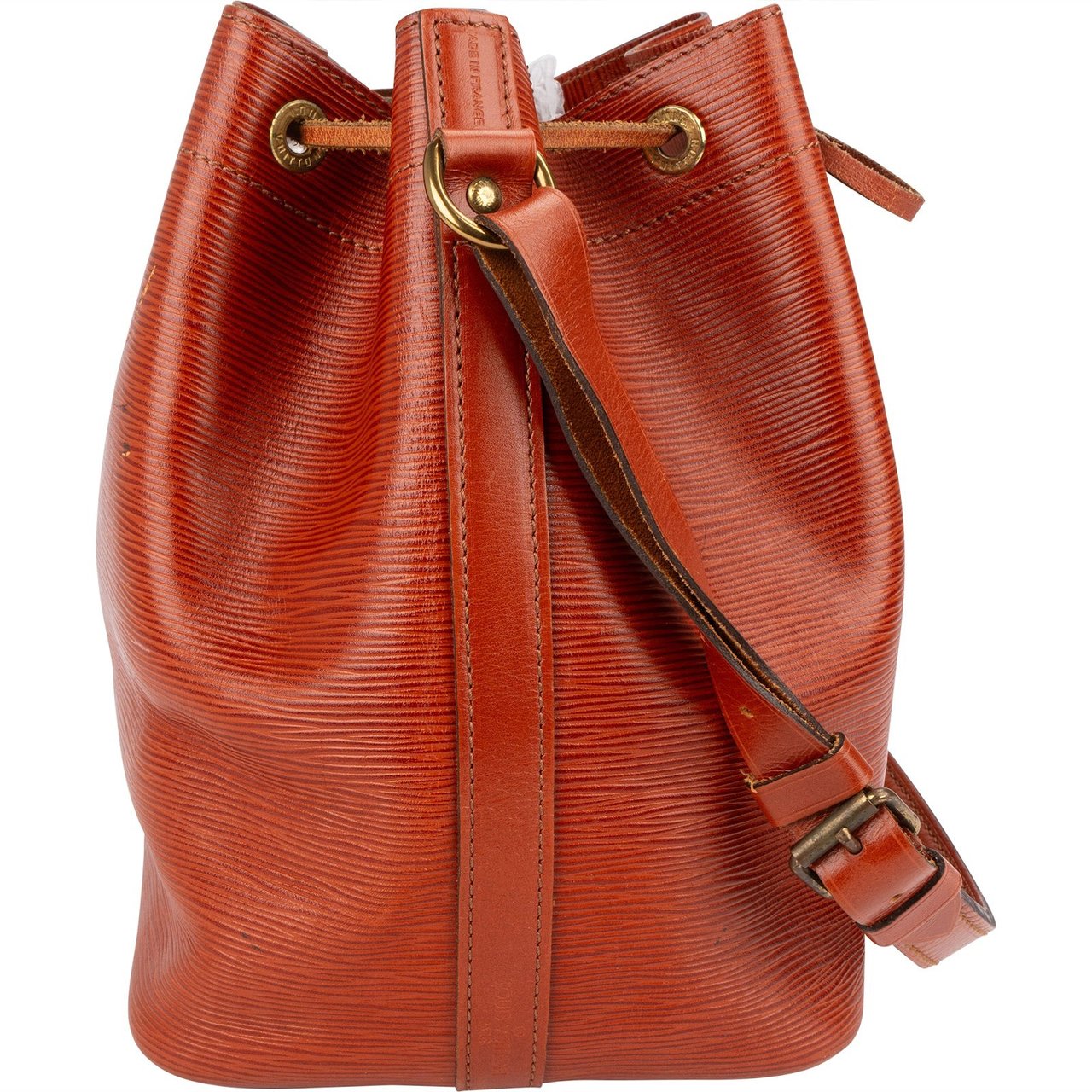 Louis Vuitton Brown Epi Leather Sac Noé Petit Shoulder Bag Oranje
