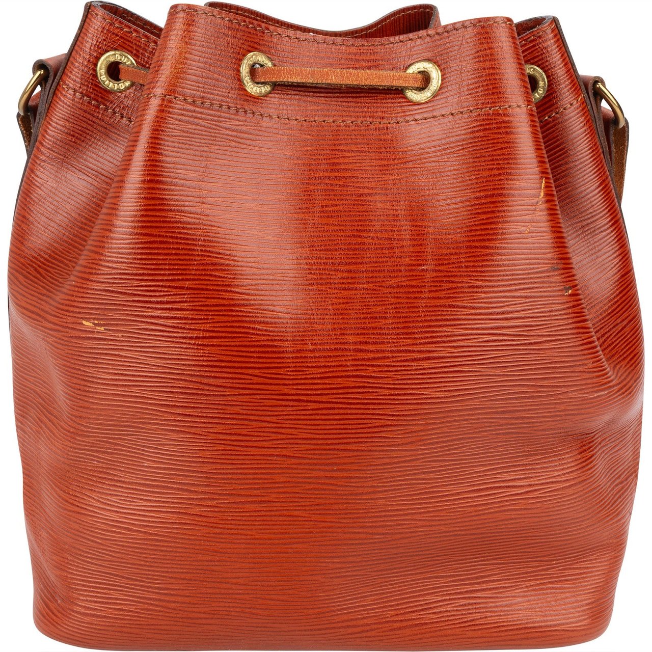 Louis Vuitton Brown Epi Leather Sac Noé Petit Shoulder Bag Oranje