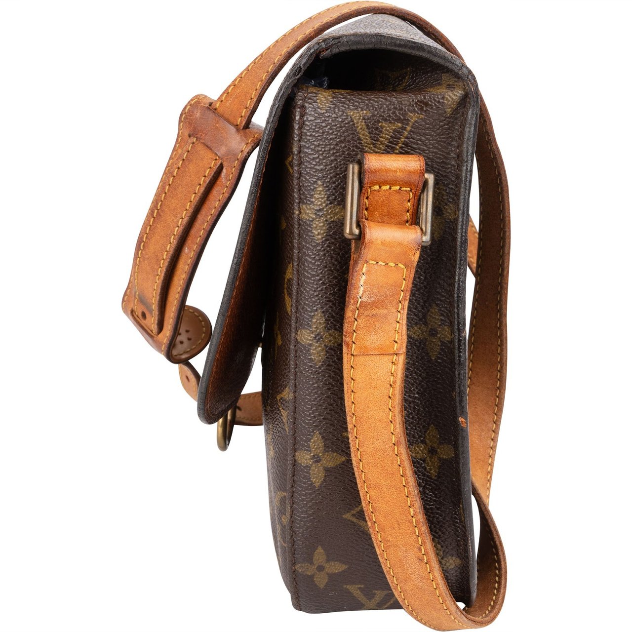 Louis Vuitton Louis Vuitton Monogram Canvas Saint Cloud GM Crossbody Bag Bruin