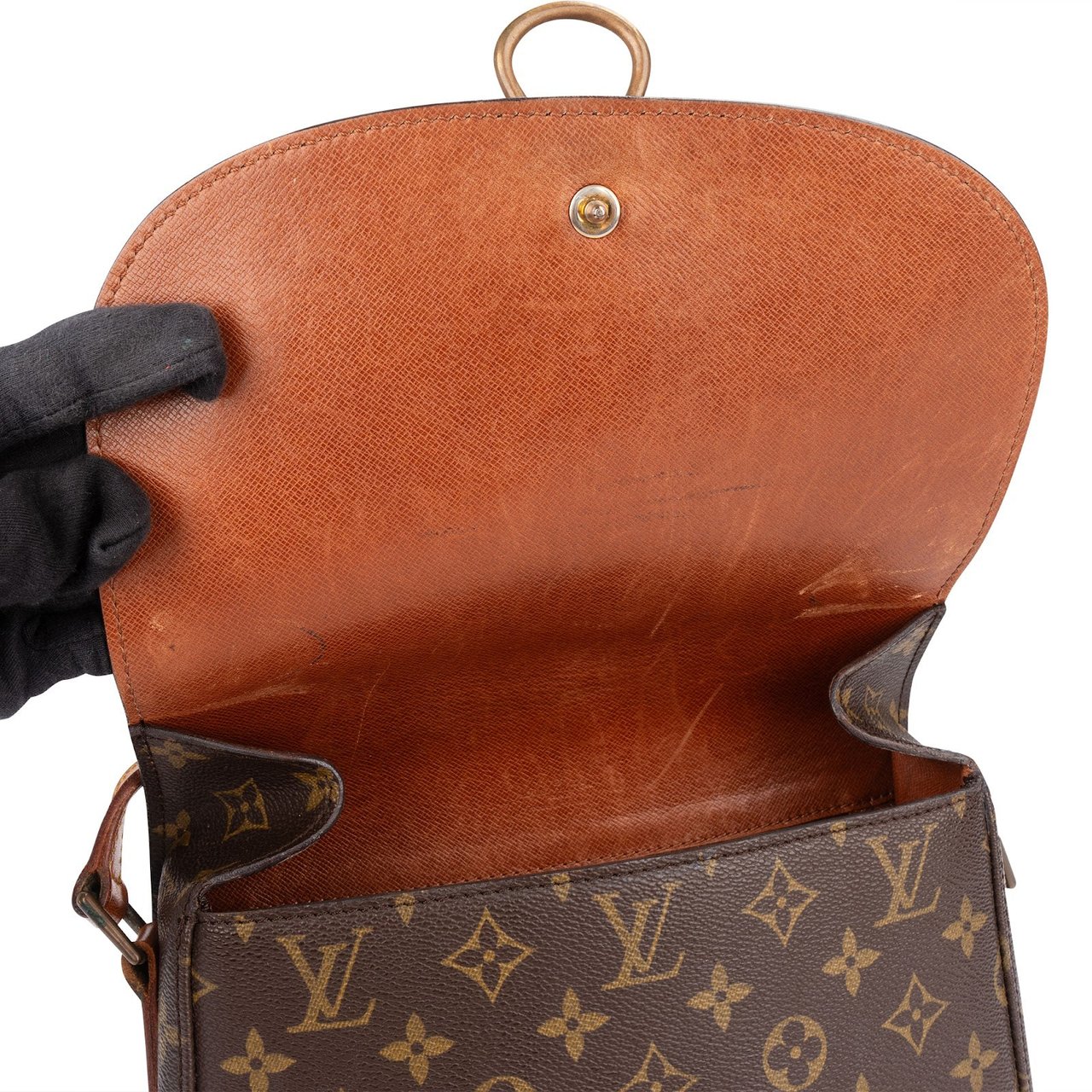 Louis Vuitton Louis Vuitton Monogram Canvas Saint Cloud GM Crossbody Bag Bruin