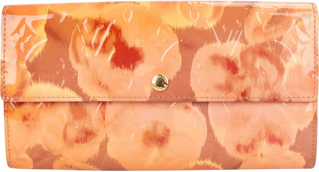 Louis Vuitton Louis Vuitton Monogram VernisLimited Flower Sarah Wallet Divers