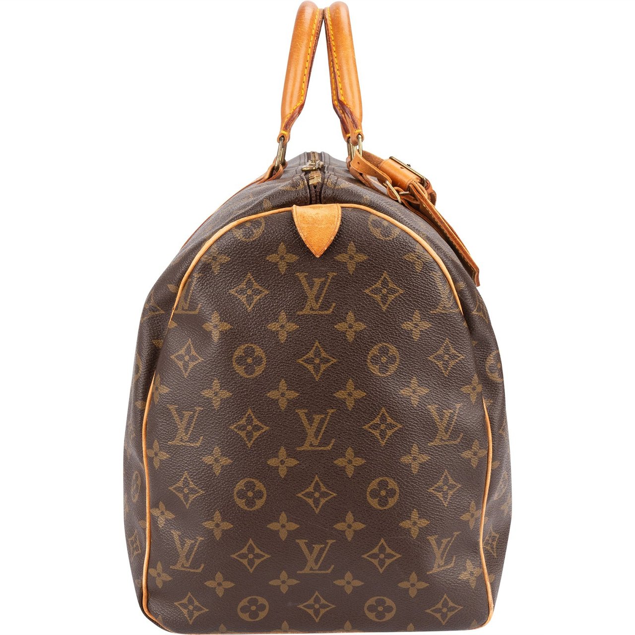 Louis Vuitton Louis Vuitton Monogram Canvas Keepall 50 Travel Bag Bruin