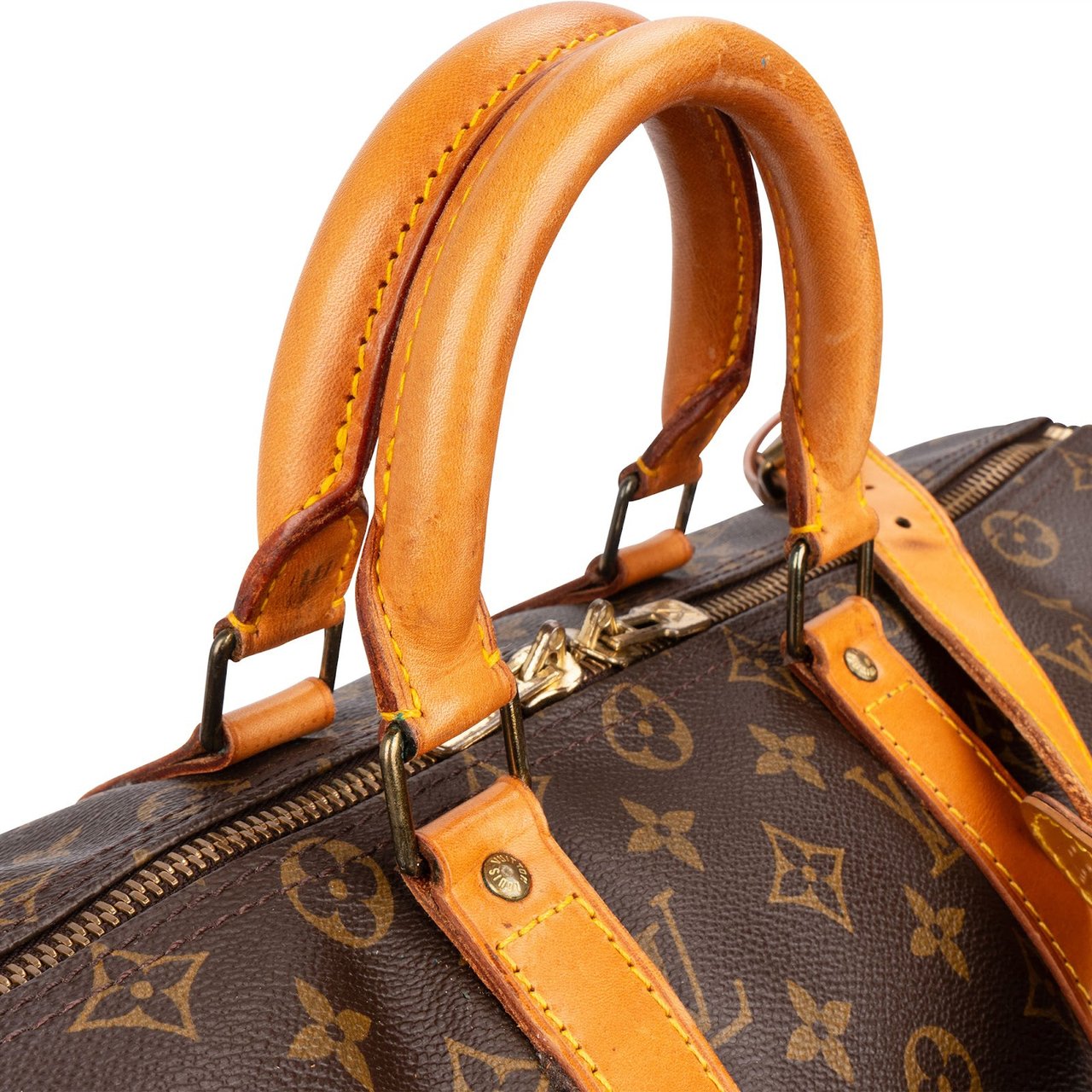 Louis Vuitton Louis Vuitton Monogram Canvas Keepall 45 Bandoulière Travel Bag Bruin