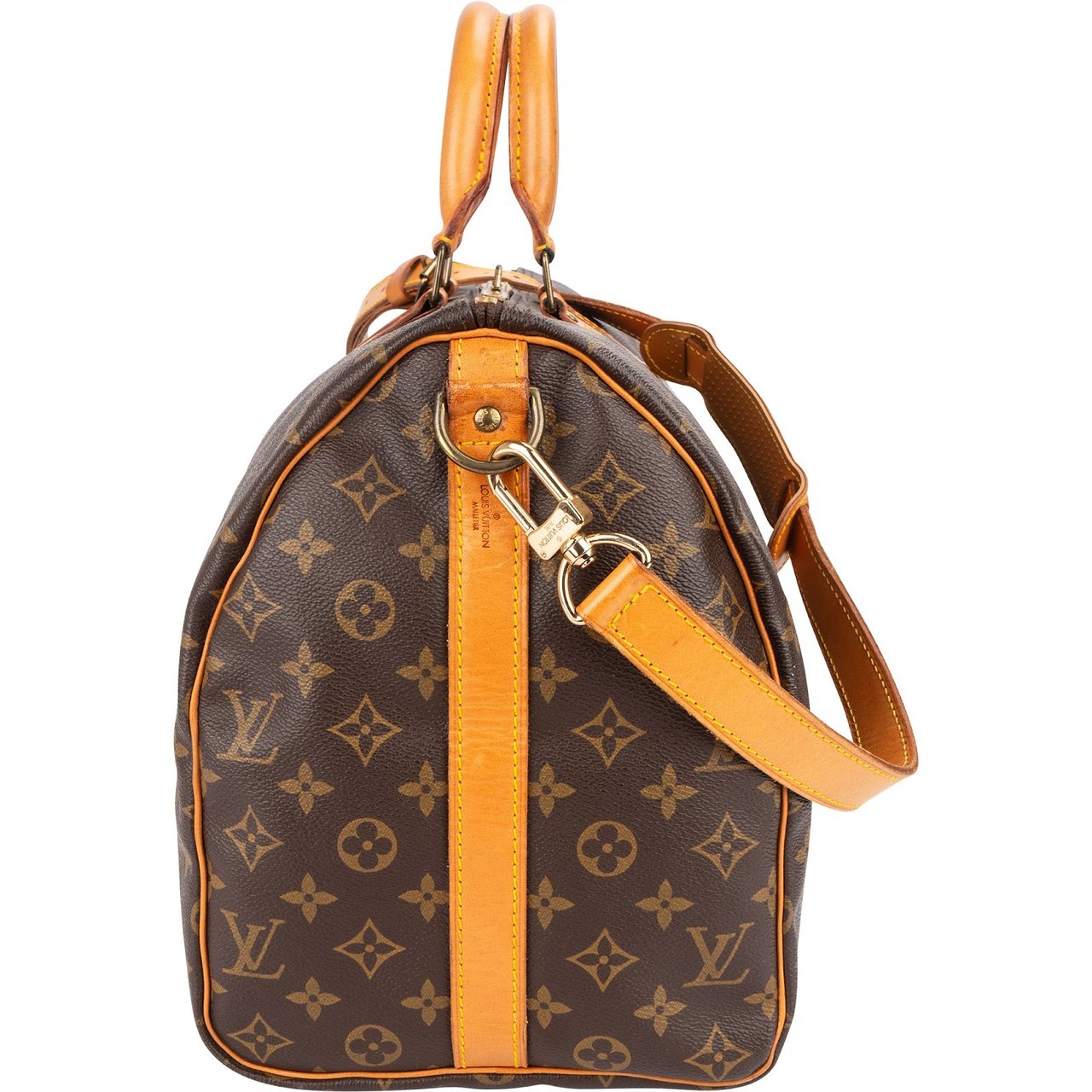 Louis Vuitton Louis Vuitton Monogram Canvas Keepall 45 Bandoulière Travel Bag Bruin