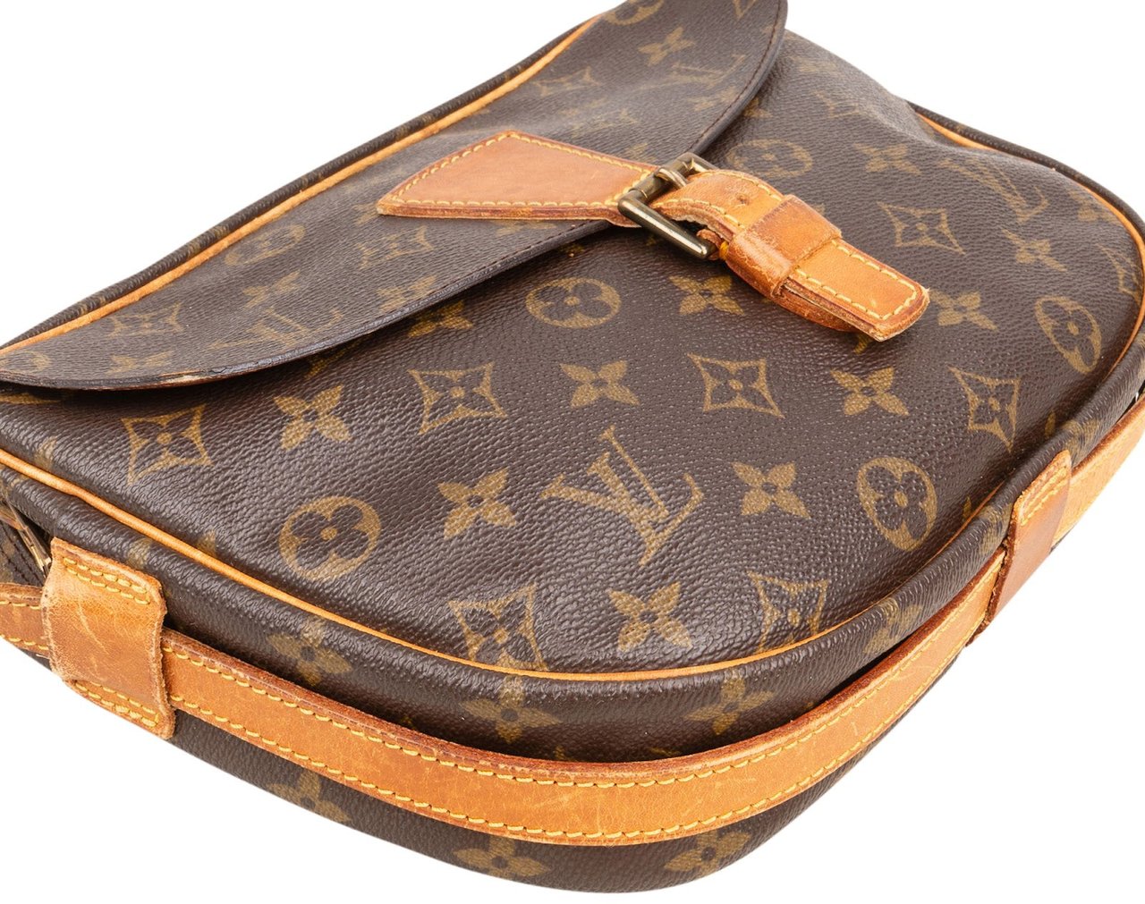 Louis Vuitton Louis Vuitton Monogram Canvas Jeune Fille GM Crossbody Bag Bruin