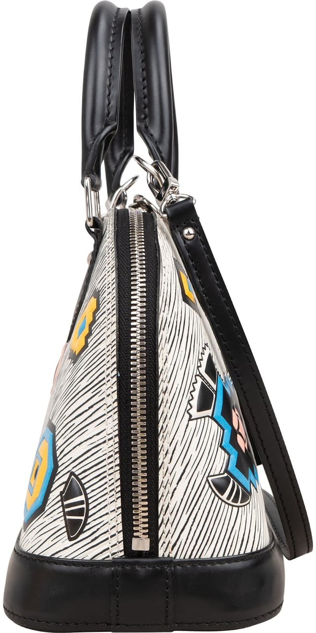 Louis Vuitton Limited Epi Leather Azteque Alma BB Handbag Wit