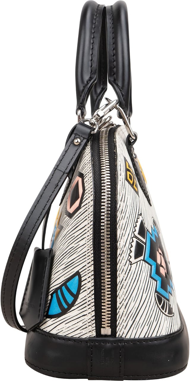 Louis Vuitton Limited Epi Leather Azteque Alma BB Handbag Wit