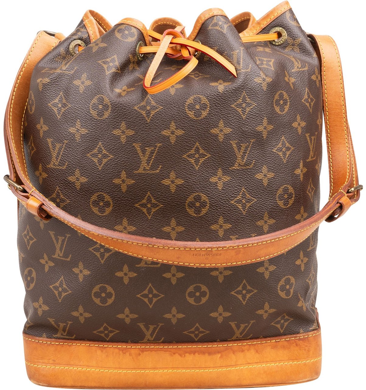 Louis Vuitton Monogram Canvas Sac Noé Grande Shoulder Bag Bruin
