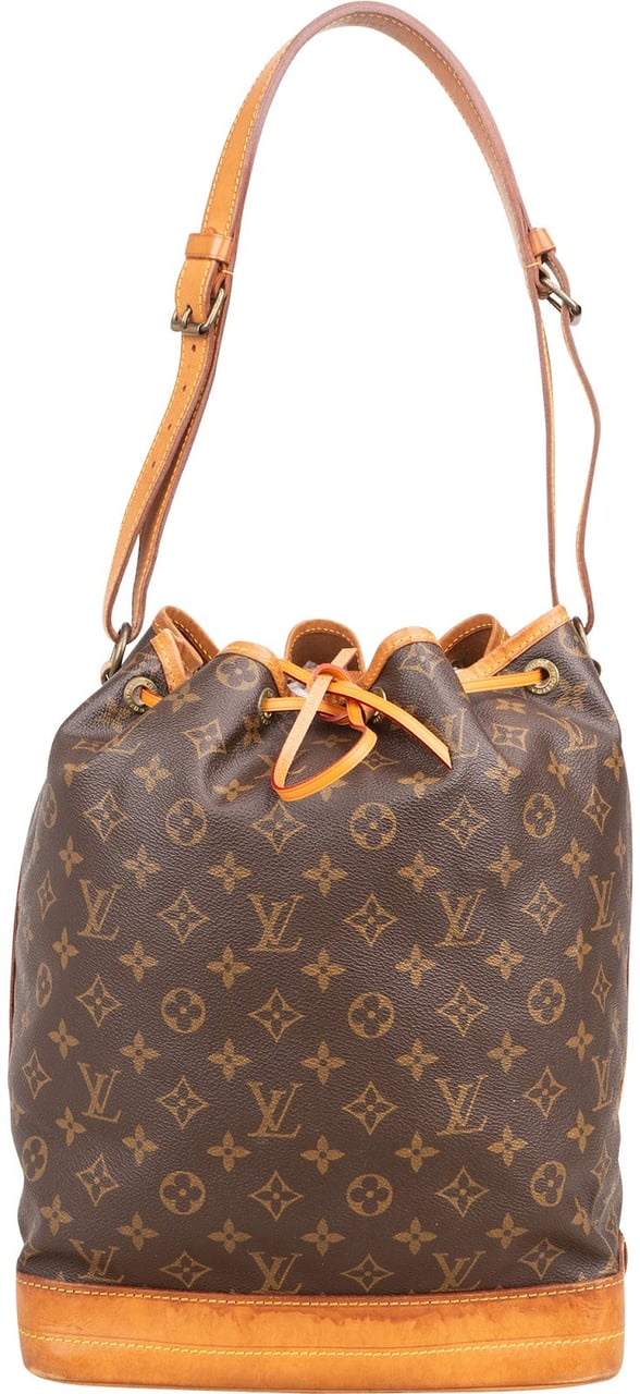 Louis Vuitton Monogram Canvas Sac Noé Grande Shoulder Bag Bruin