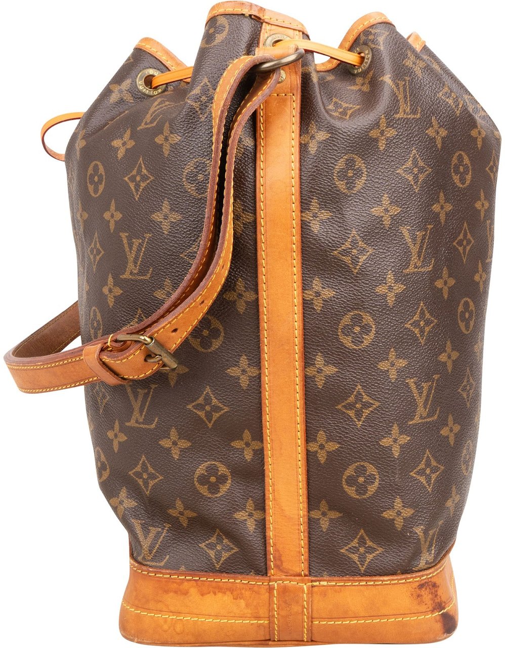 Louis Vuitton Monogram Canvas Sac Noé Grande Shoulder Bag Bruin