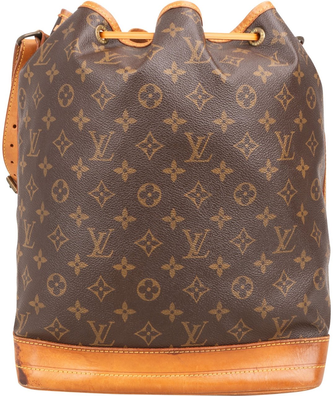 Louis Vuitton Monogram Canvas Sac Noé Grande Shoulder Bag Bruin